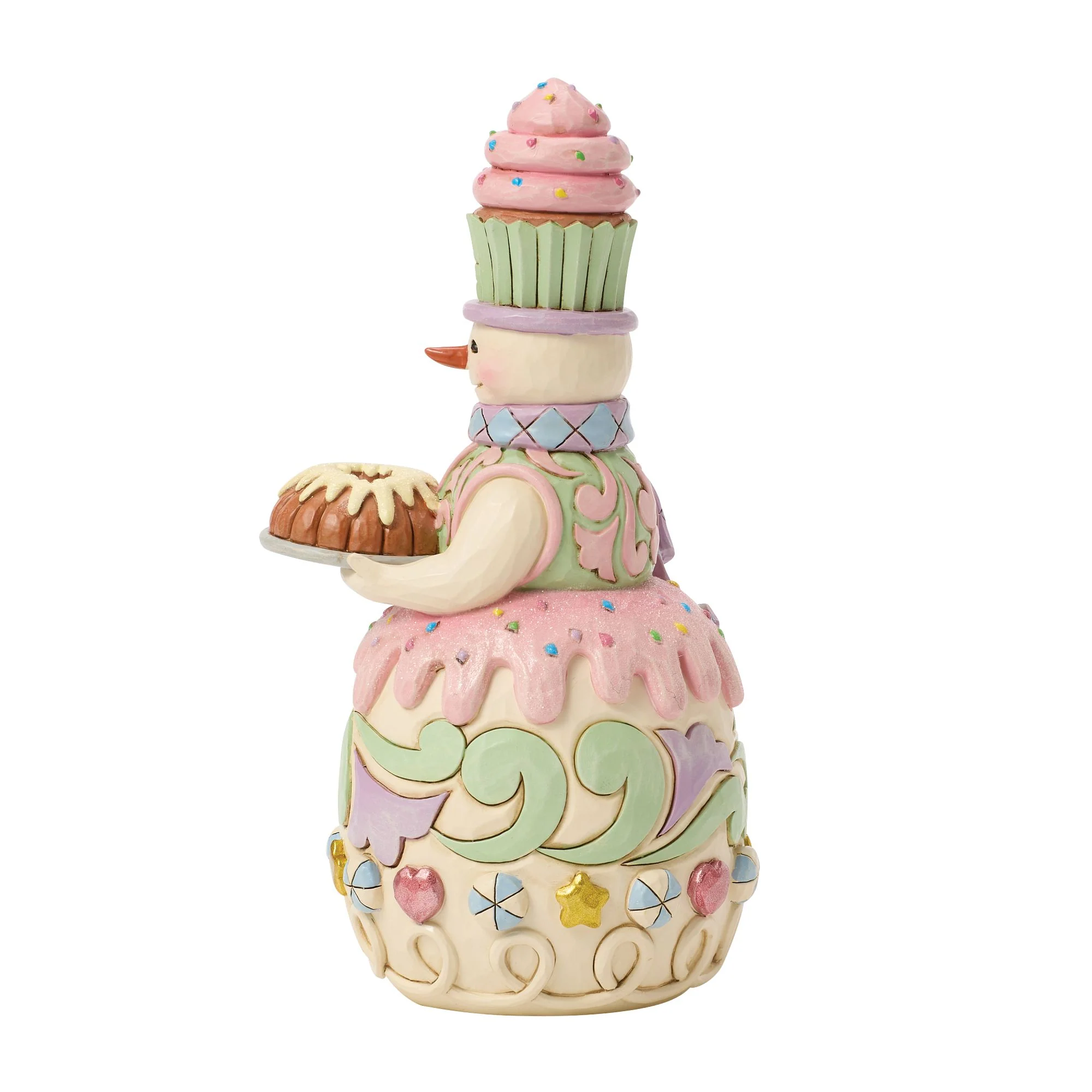 Snowman with Bunt Cake Figurine - Baked Just for You - Image 2