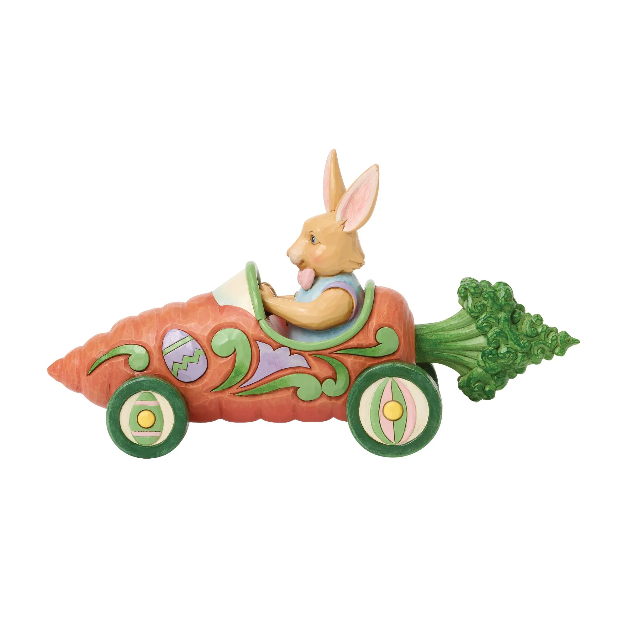 Bunnies on Parade Carrot Car Figurine - "Carrot Cruiser" - Image 5