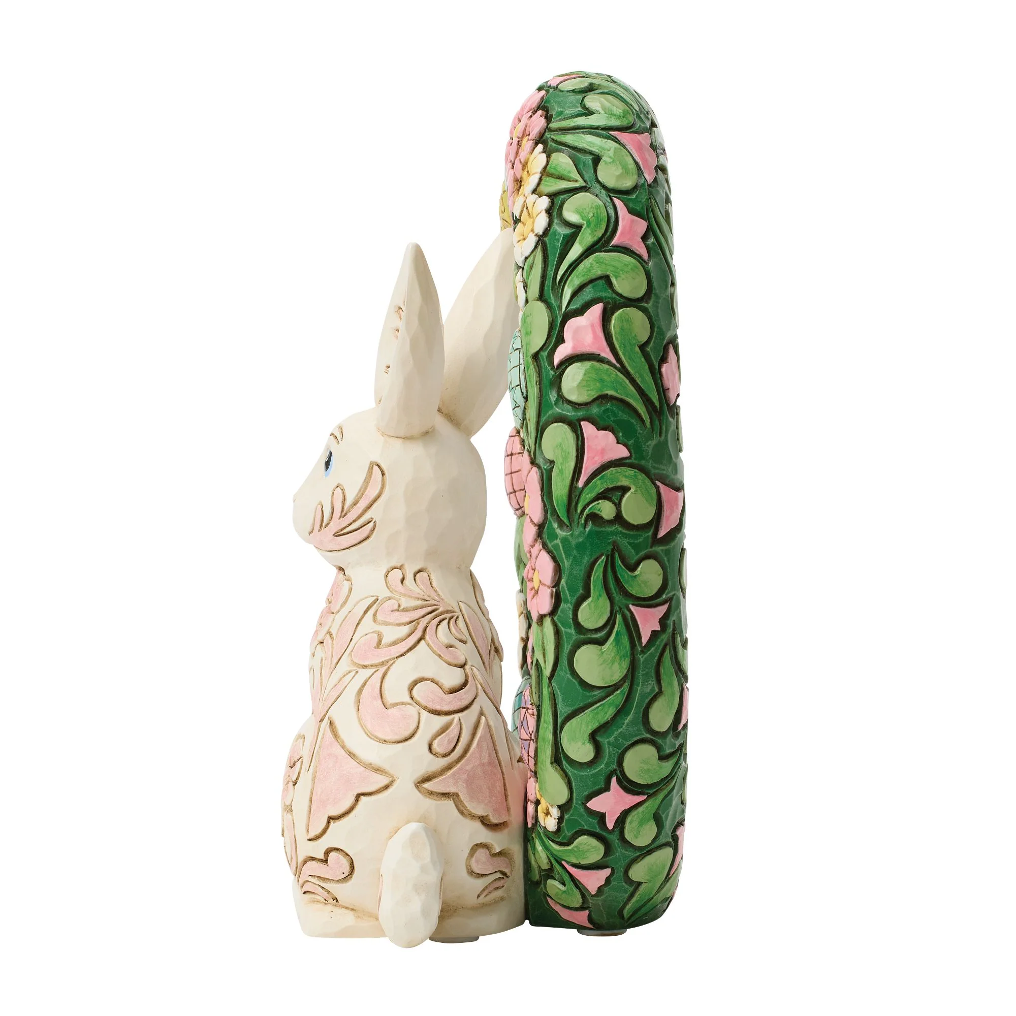 Bunny Wreath Figurine - "Easter Embrace" - Image 3