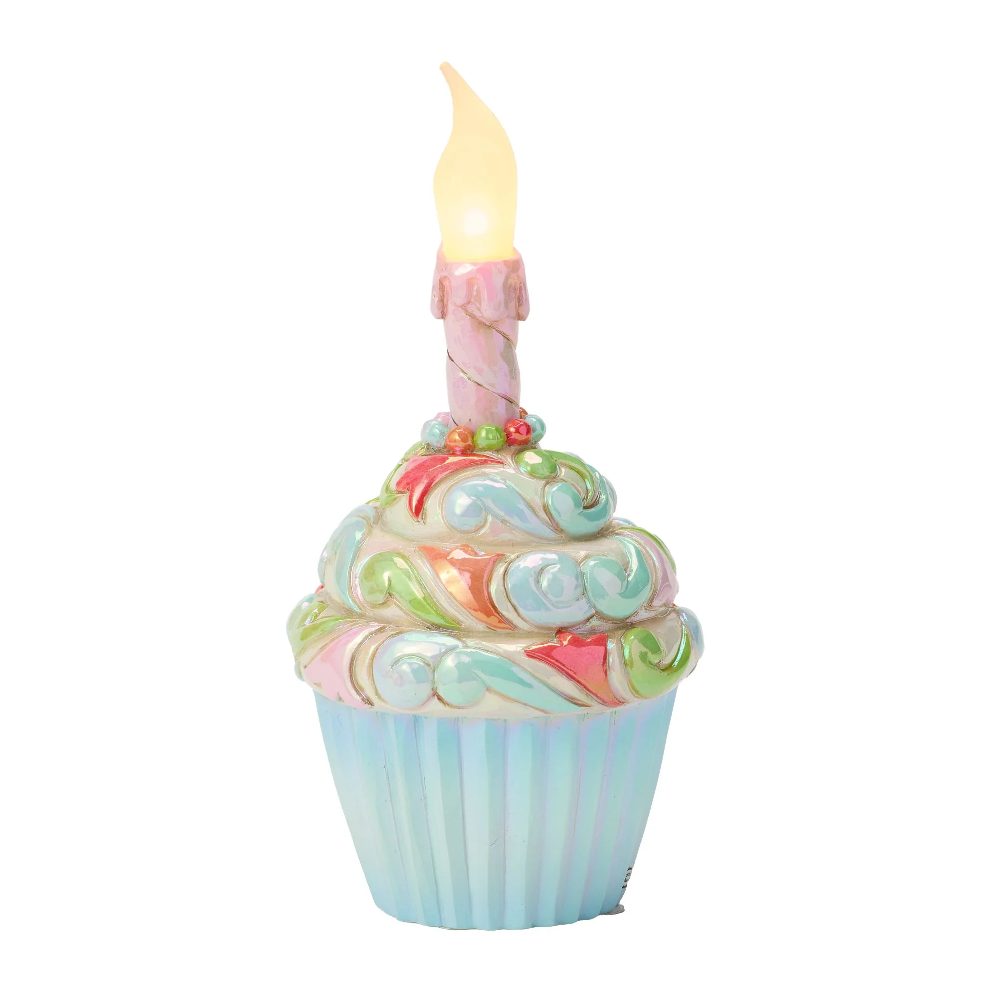 Celebration Cupcake Figurine - "Time To Celebrate" - Image 3