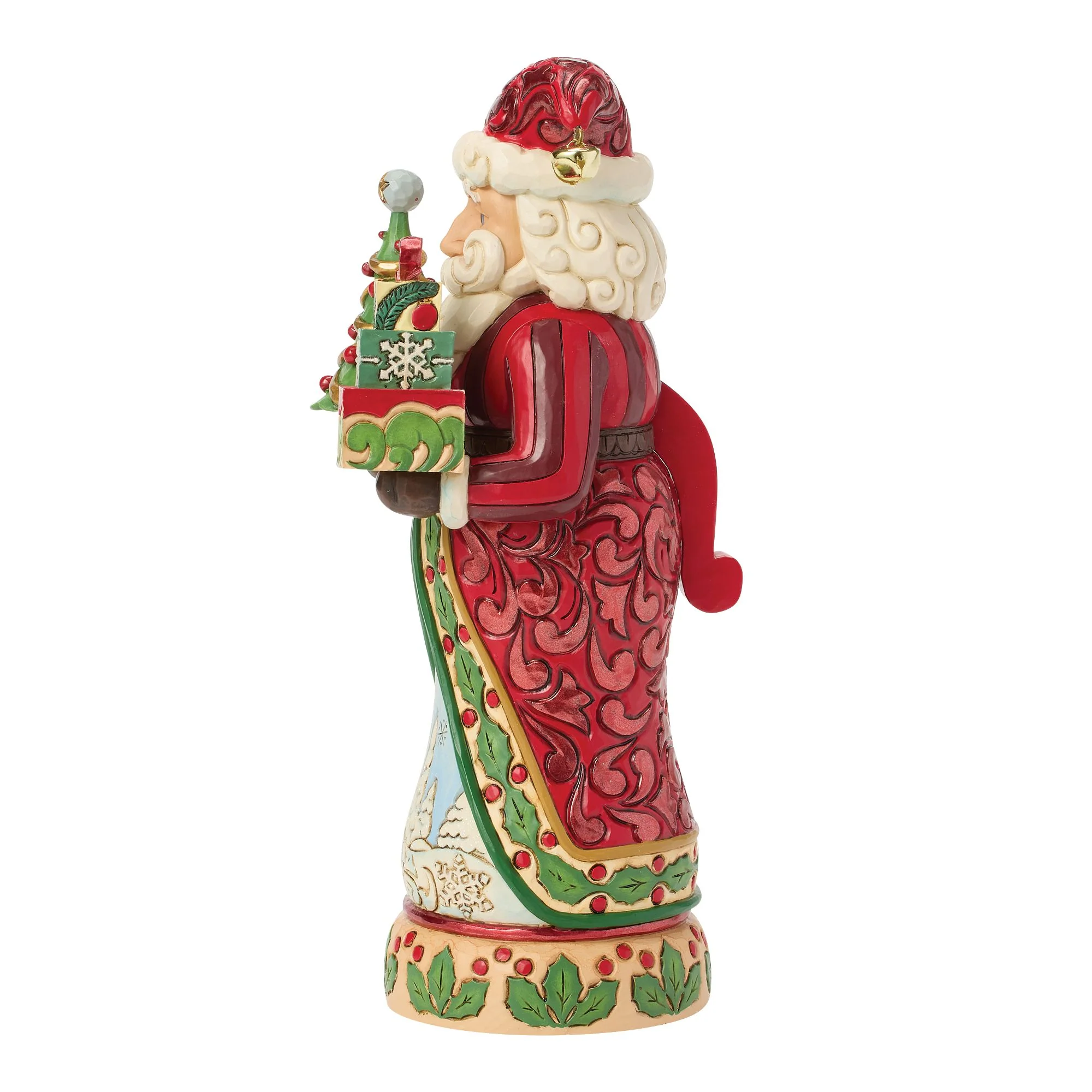 Traditional Nutcracker with Tree Figurine - Christmas Keepsake - Image 3