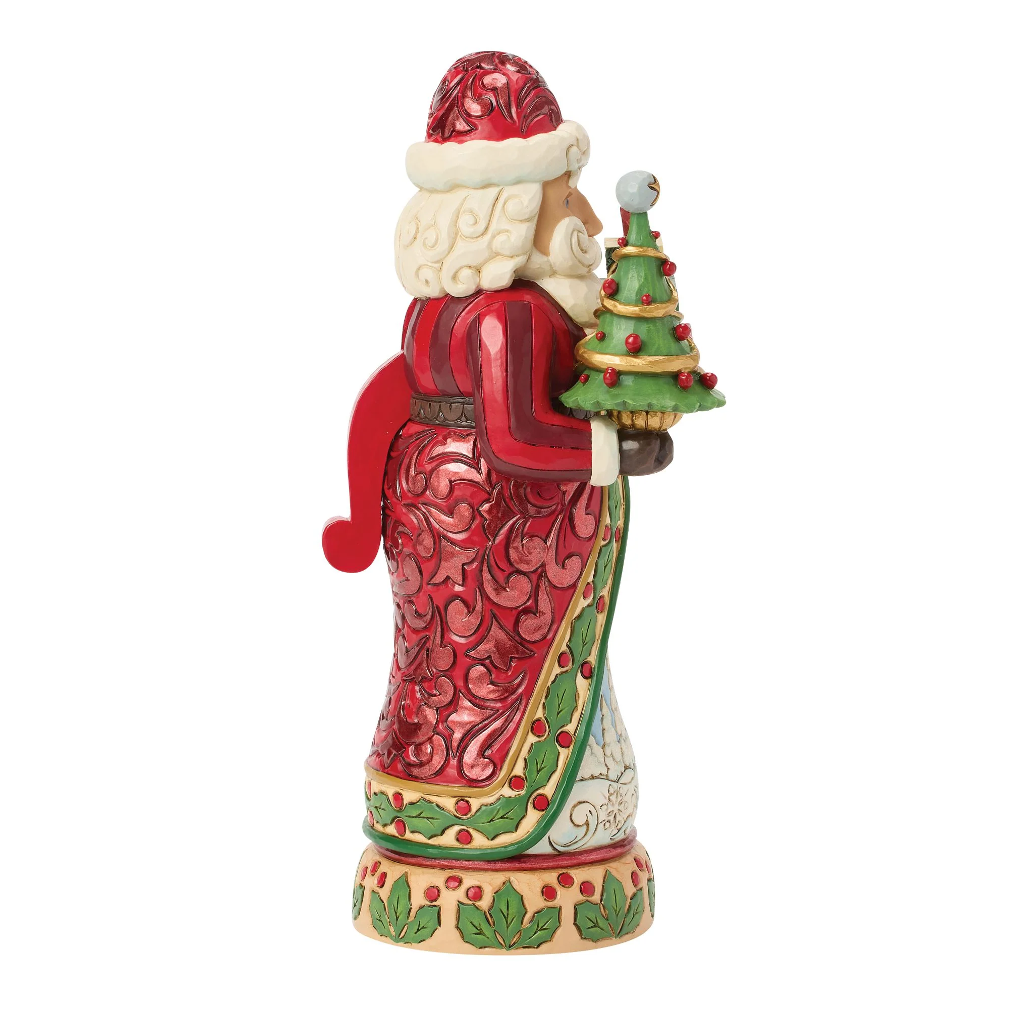 Traditional Nutcracker with Tree Figurine - Christmas Keepsake - Image 5