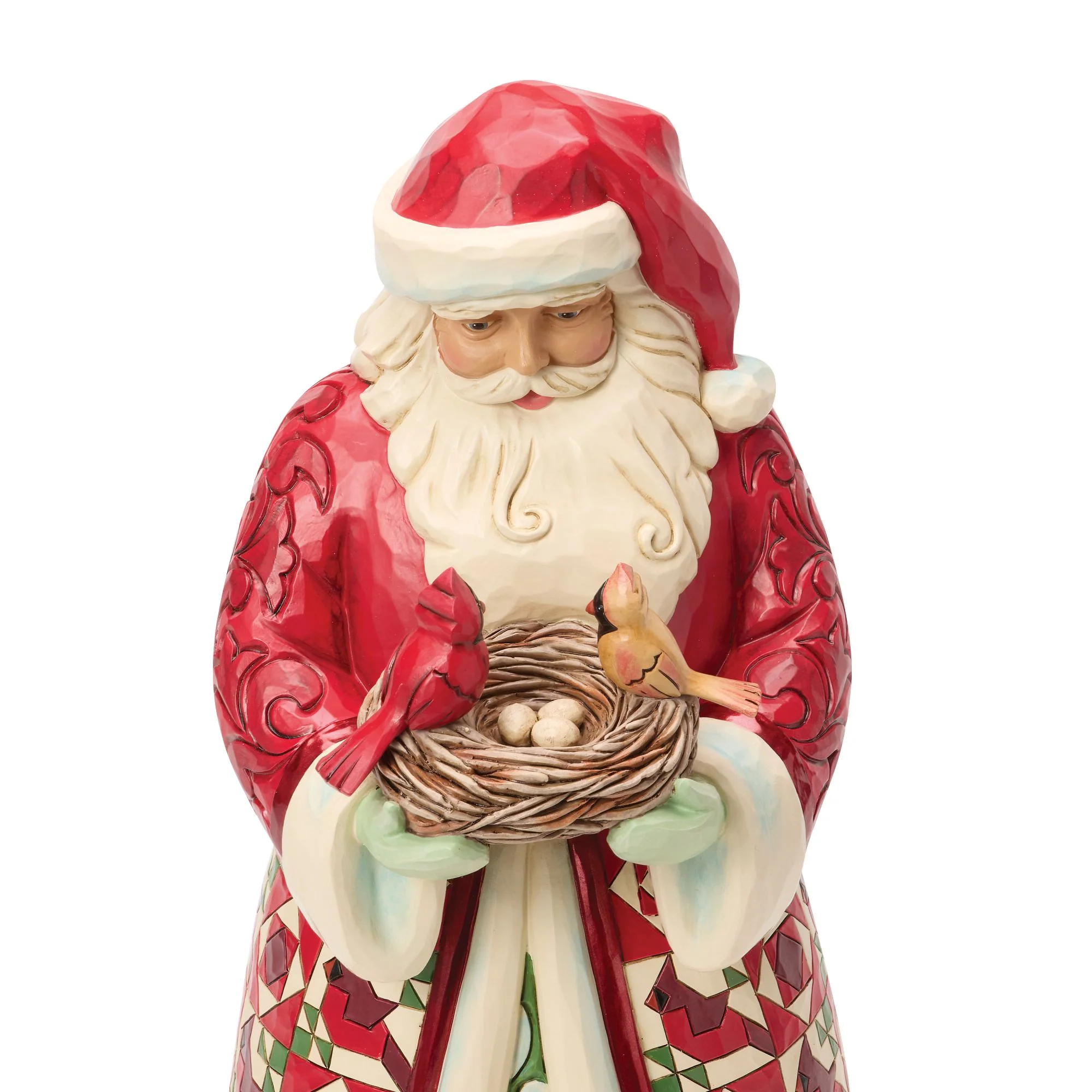 Collector's Edition Santa with Birds Nest Figurine - Special Moments with Santa - Image 5