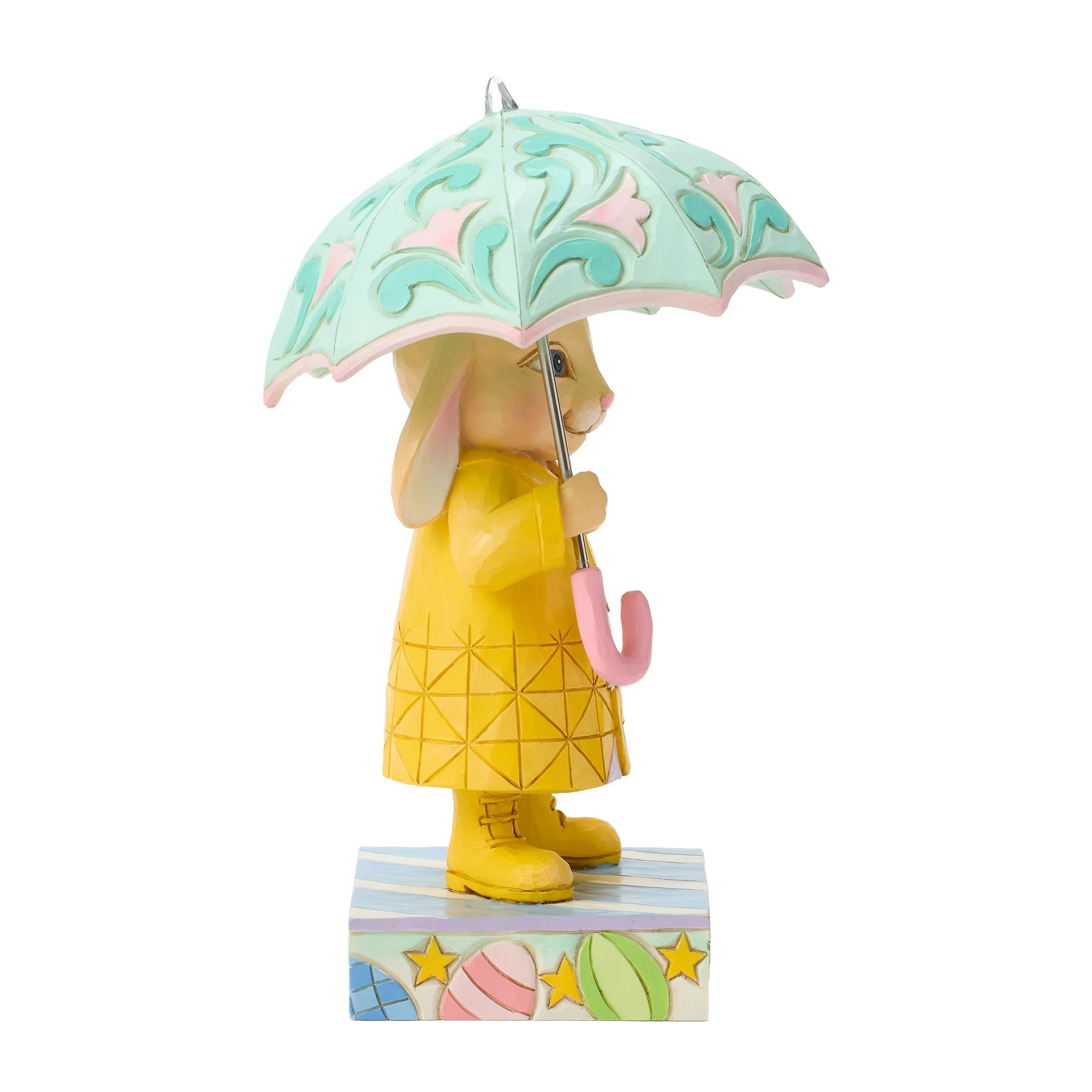 Easter Bunny with Umbrella Figurine - "Under the Bunny-brella" - Image 5