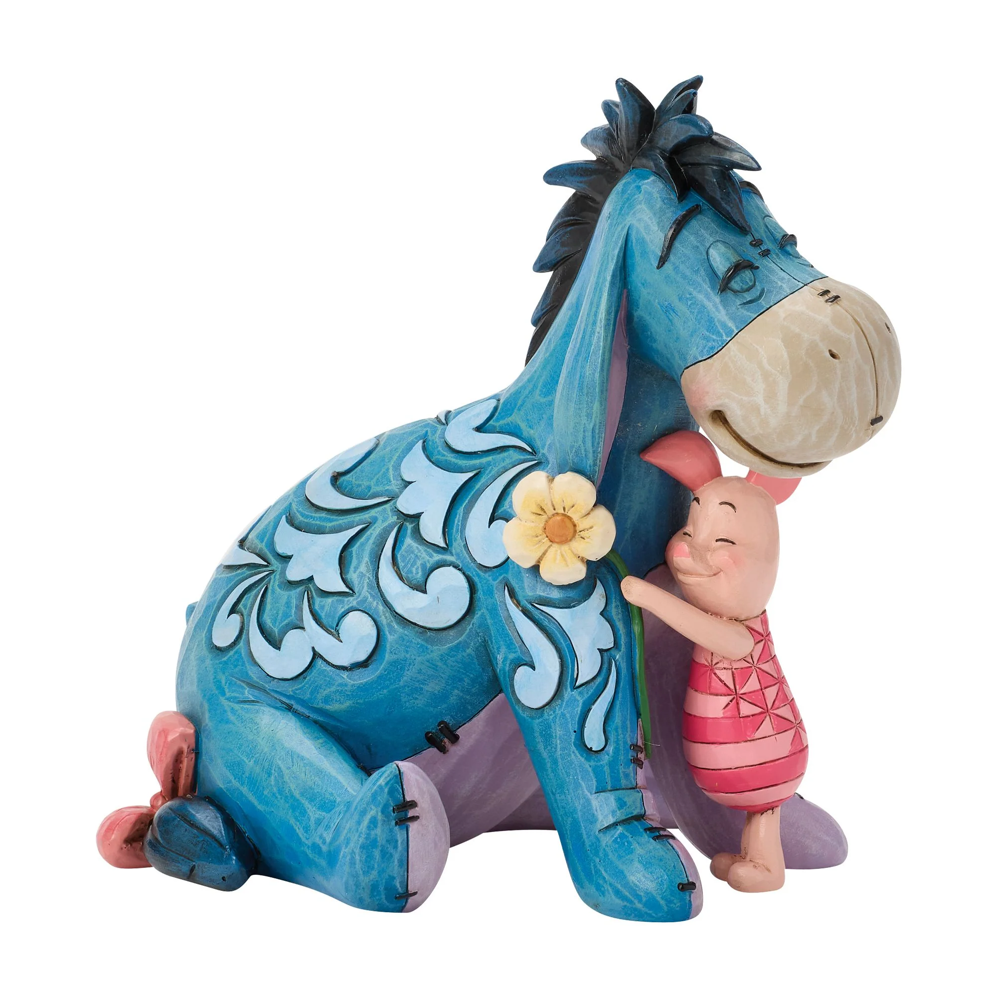 Eeyore and Piglet Hug Figurine