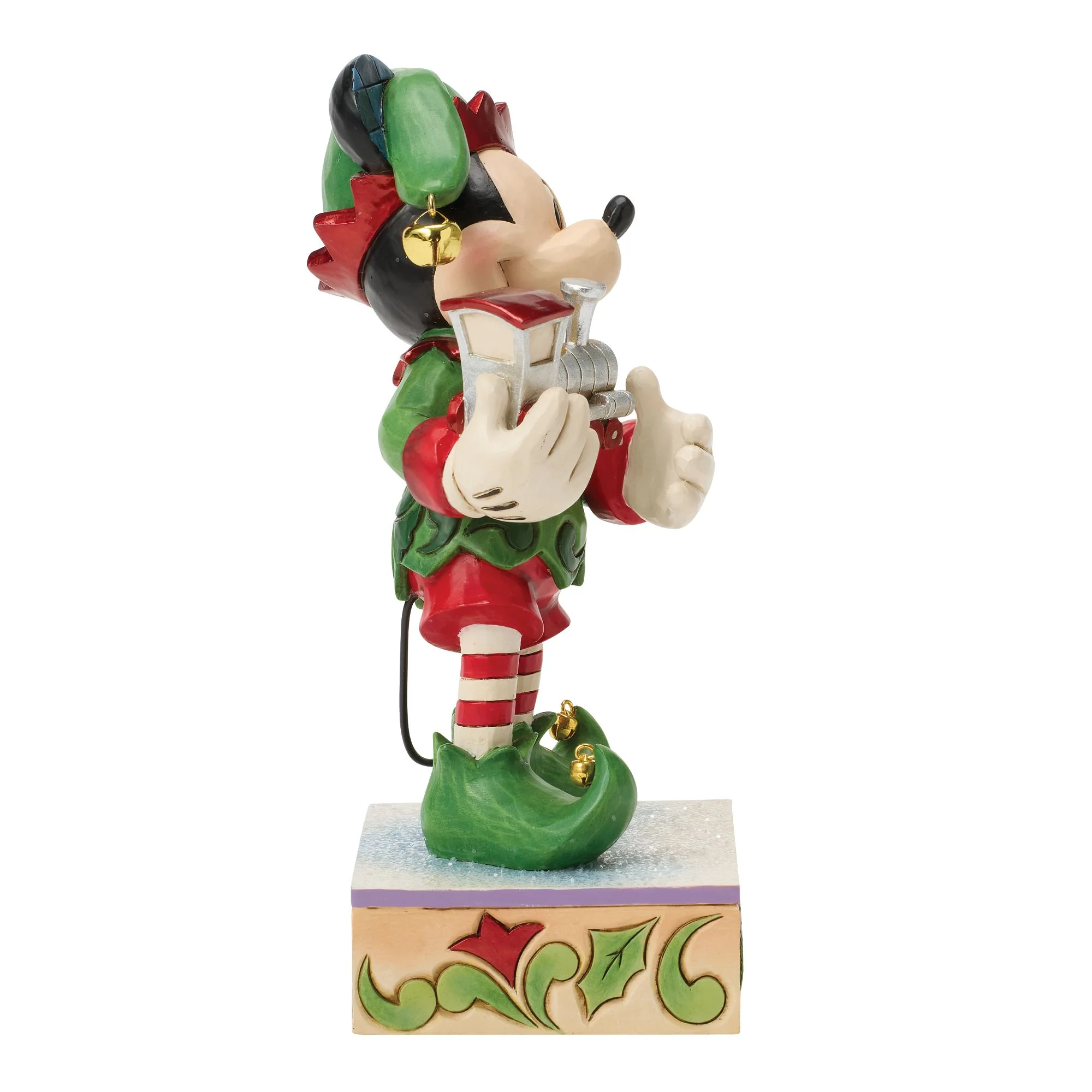 Mickey Elf with Train Special Edition Figurine - "Elf on Track" - Image 6