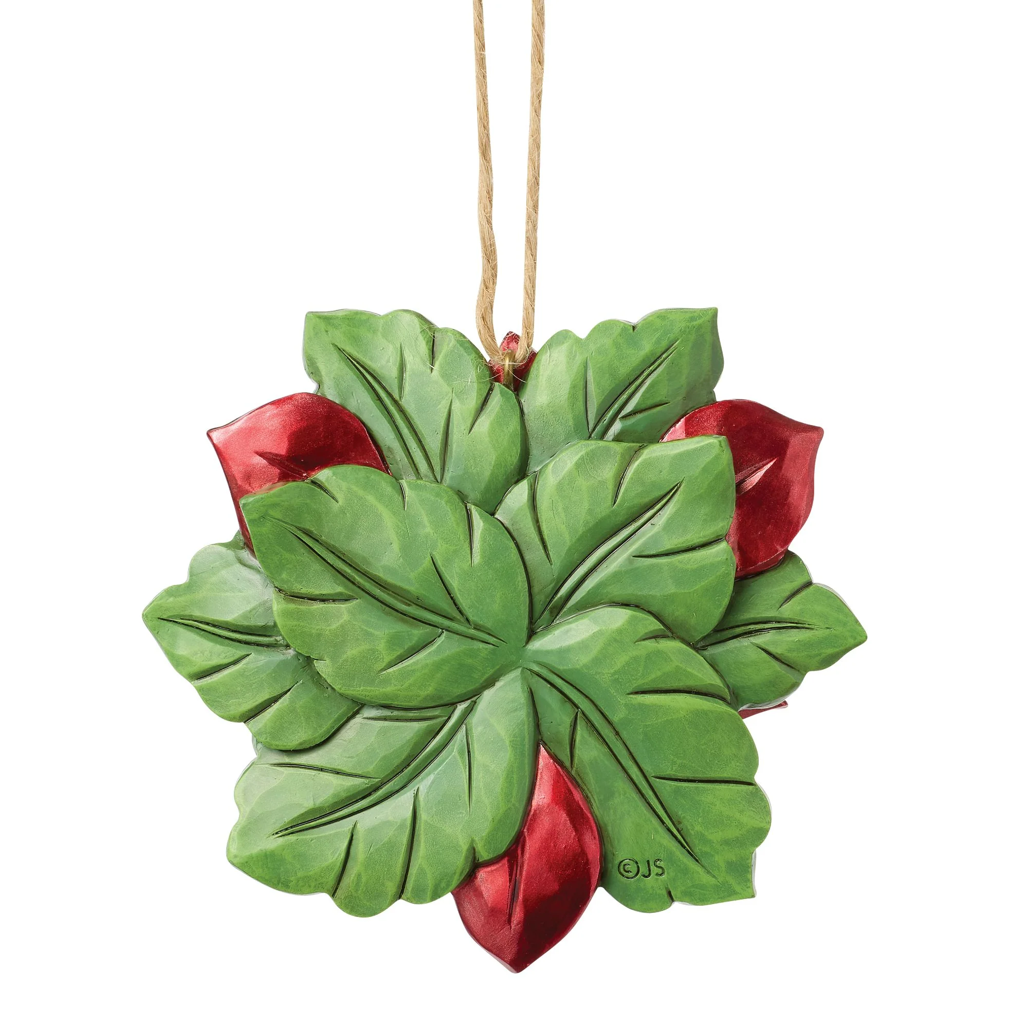 Legend Christmas Poinsettia Hanging Ornament - Image 4