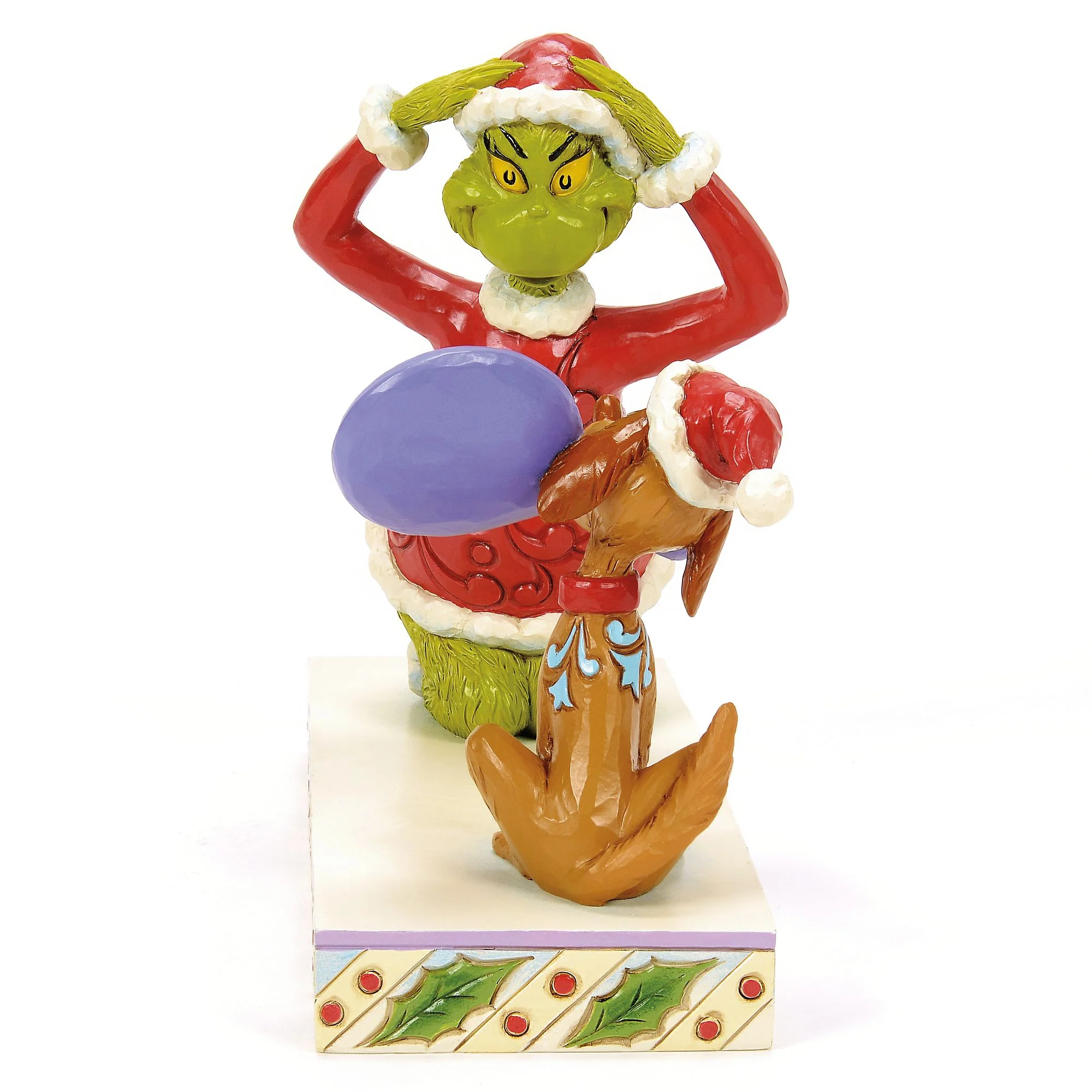 Max Holding a Mirror for the Grinch Figurine - Image 2