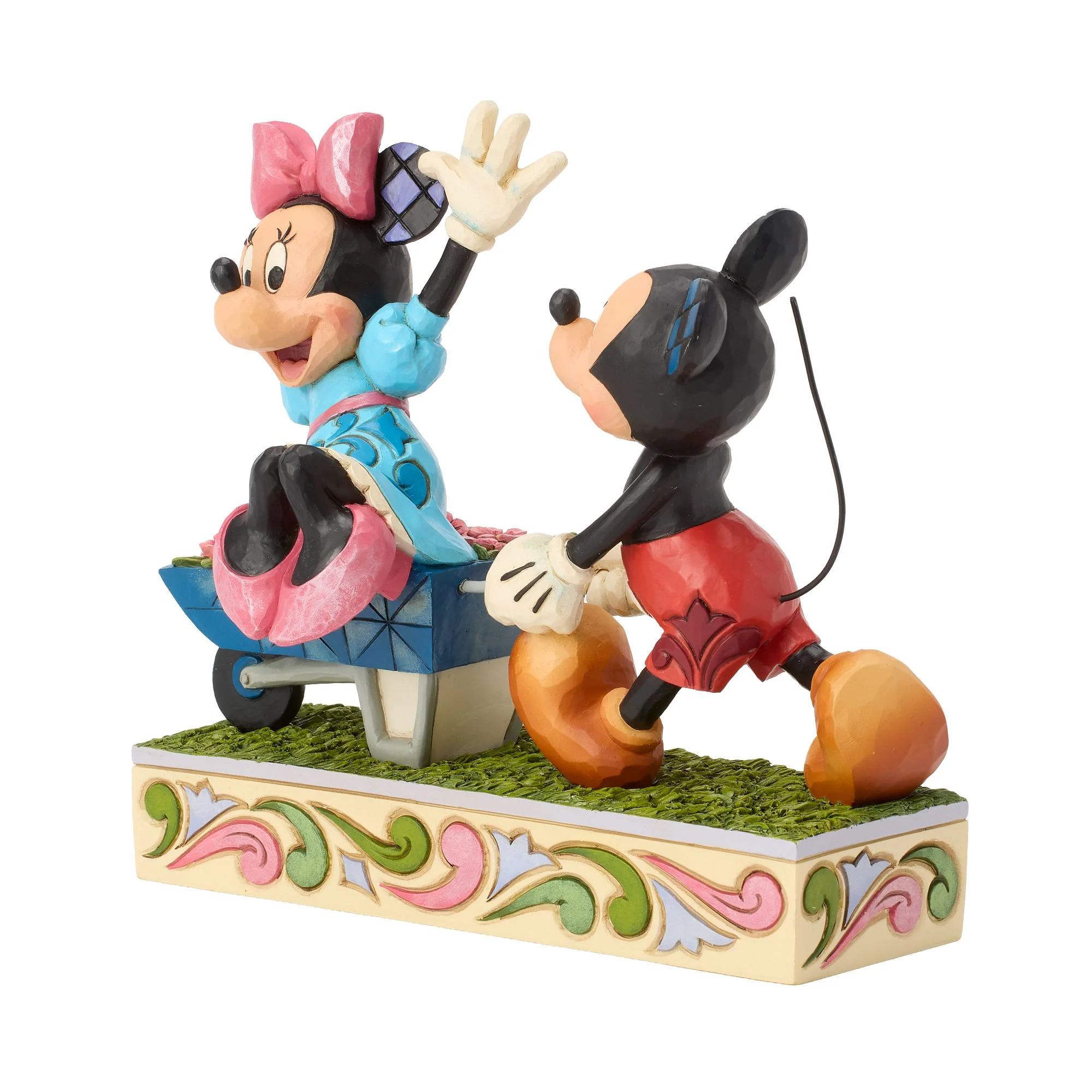 Mickey Minnie Wheelbarrow Figurine - Image 4