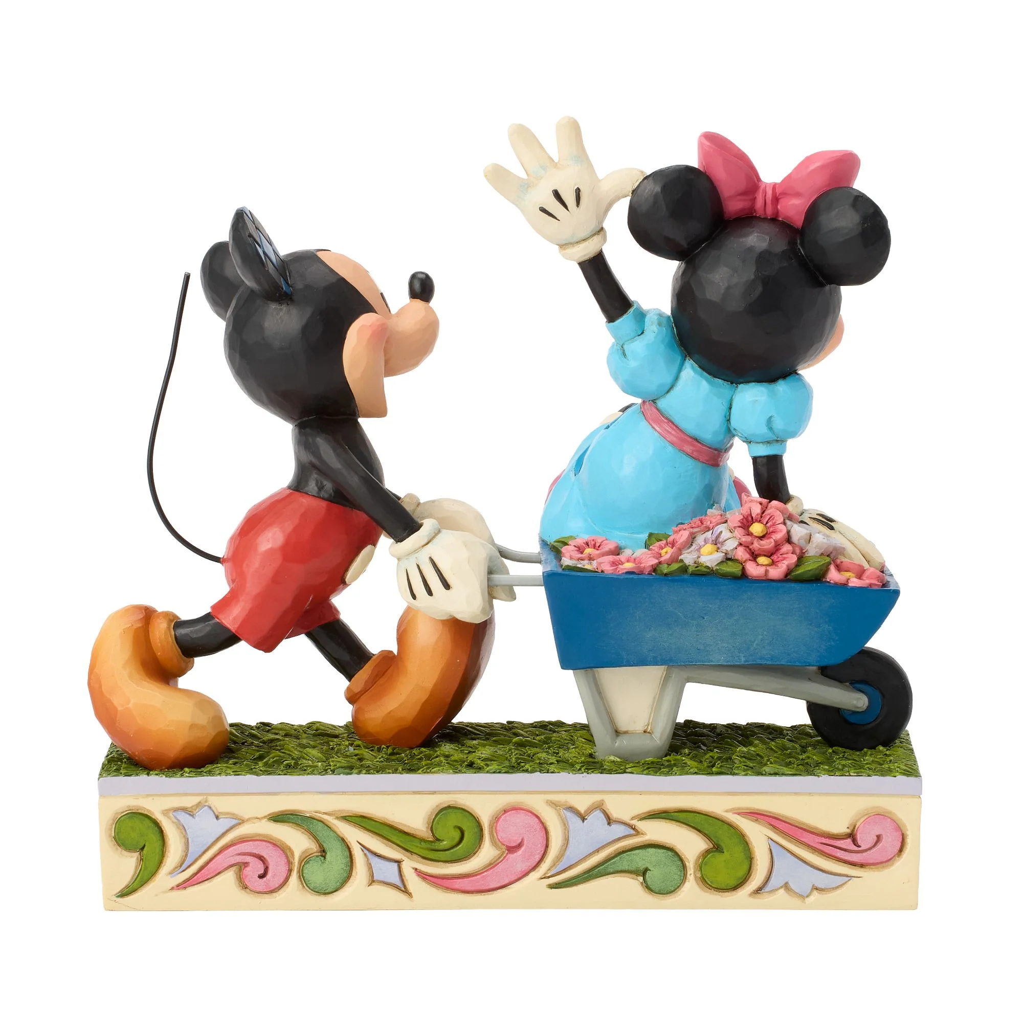 Mickey Minnie Wheelbarrow Figurine - Image 6