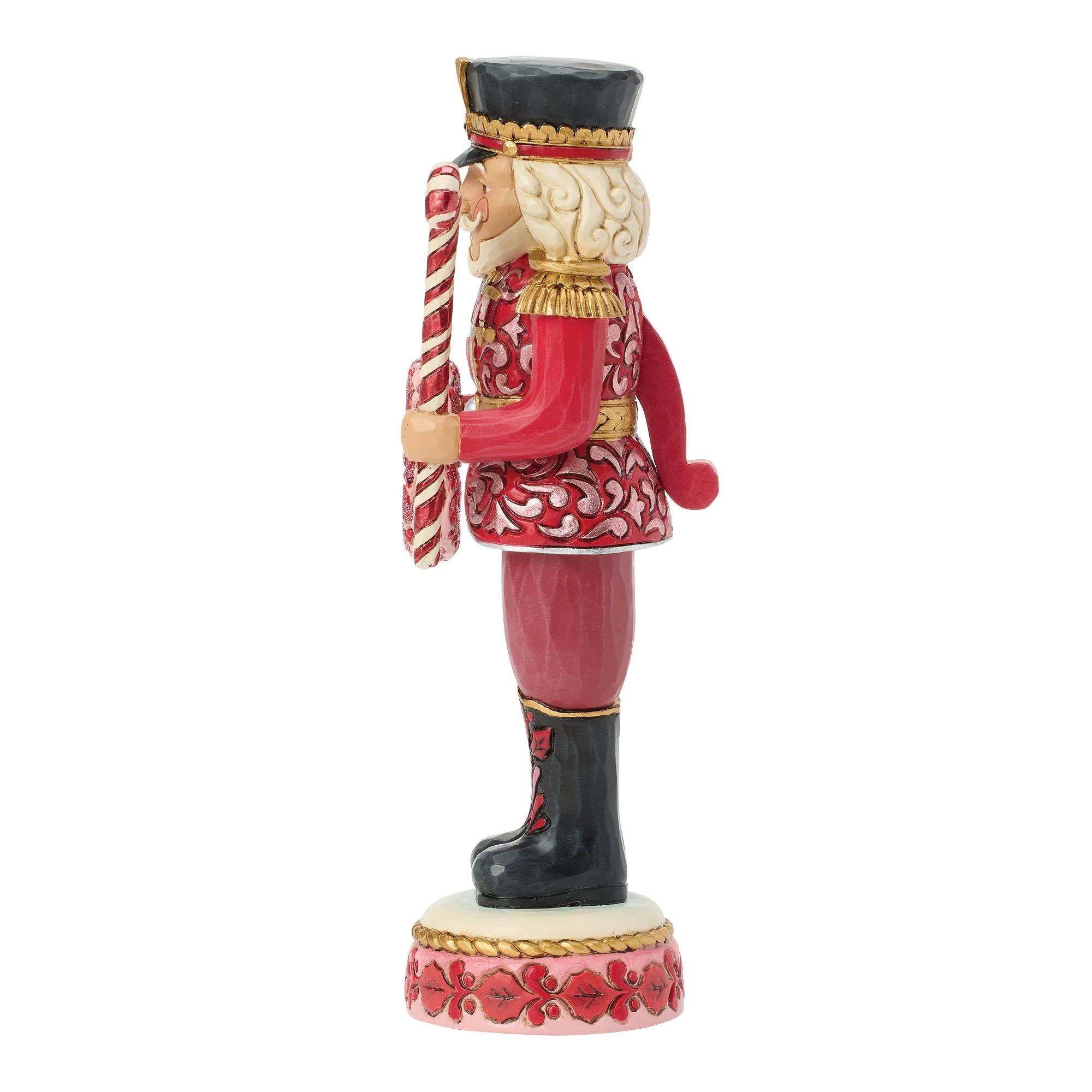 Red & Pink Toy Soldier Nutcracker Figurine - Image 3