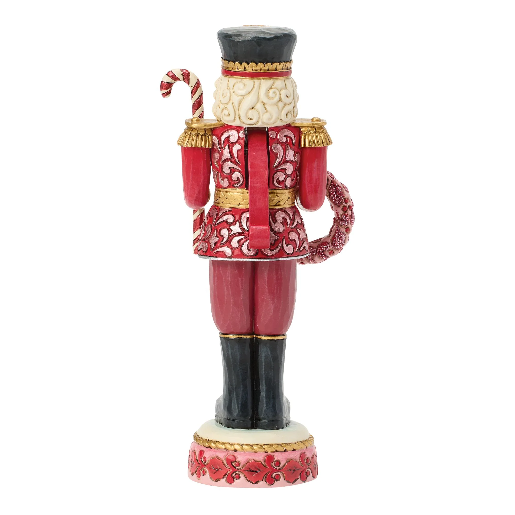 Red & Pink Toy Soldier Nutcracker Figurine - Image 4