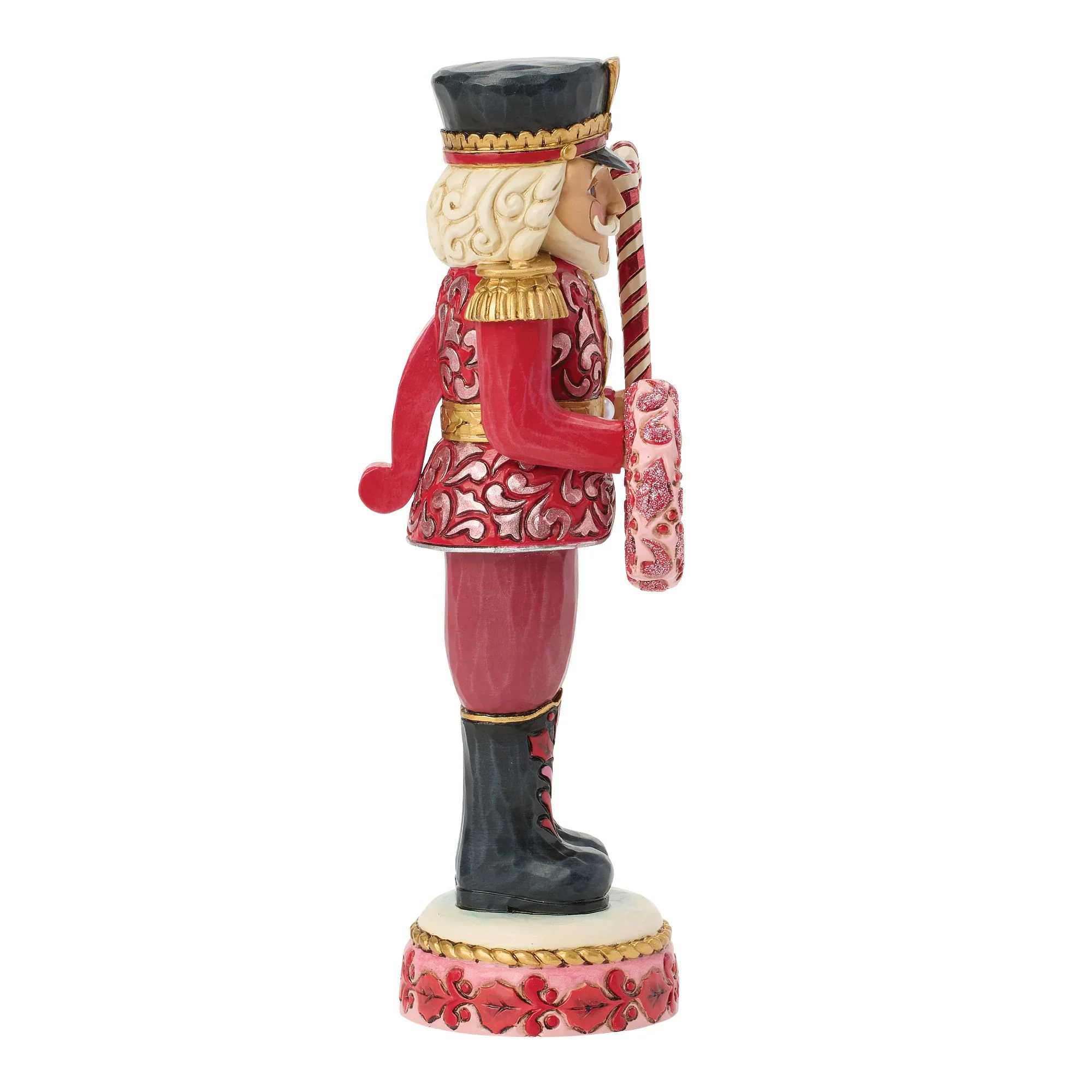 Red & Pink Toy Soldier Nutcracker Figurine - Image 5