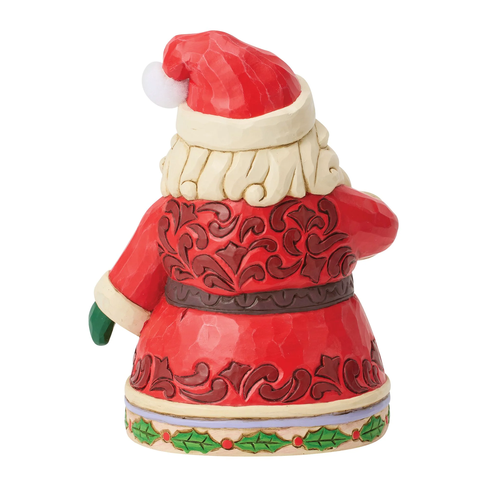 Santa Drinking Hot Cocoa Figurine - Image 4