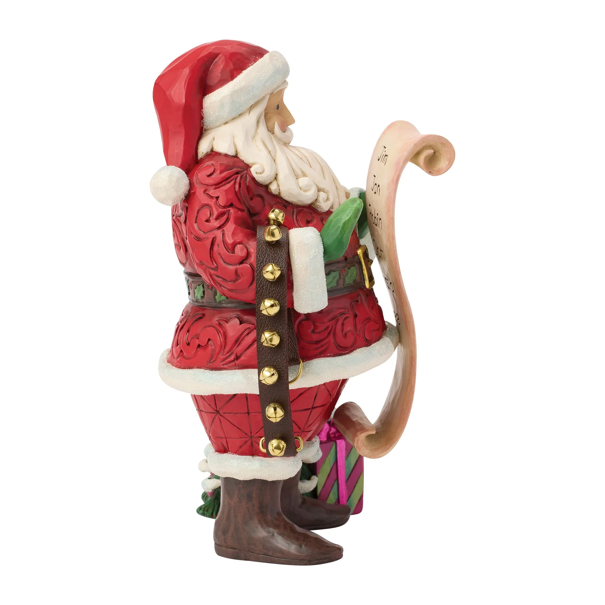 Santa Reading Wish List Figurine - Image 6