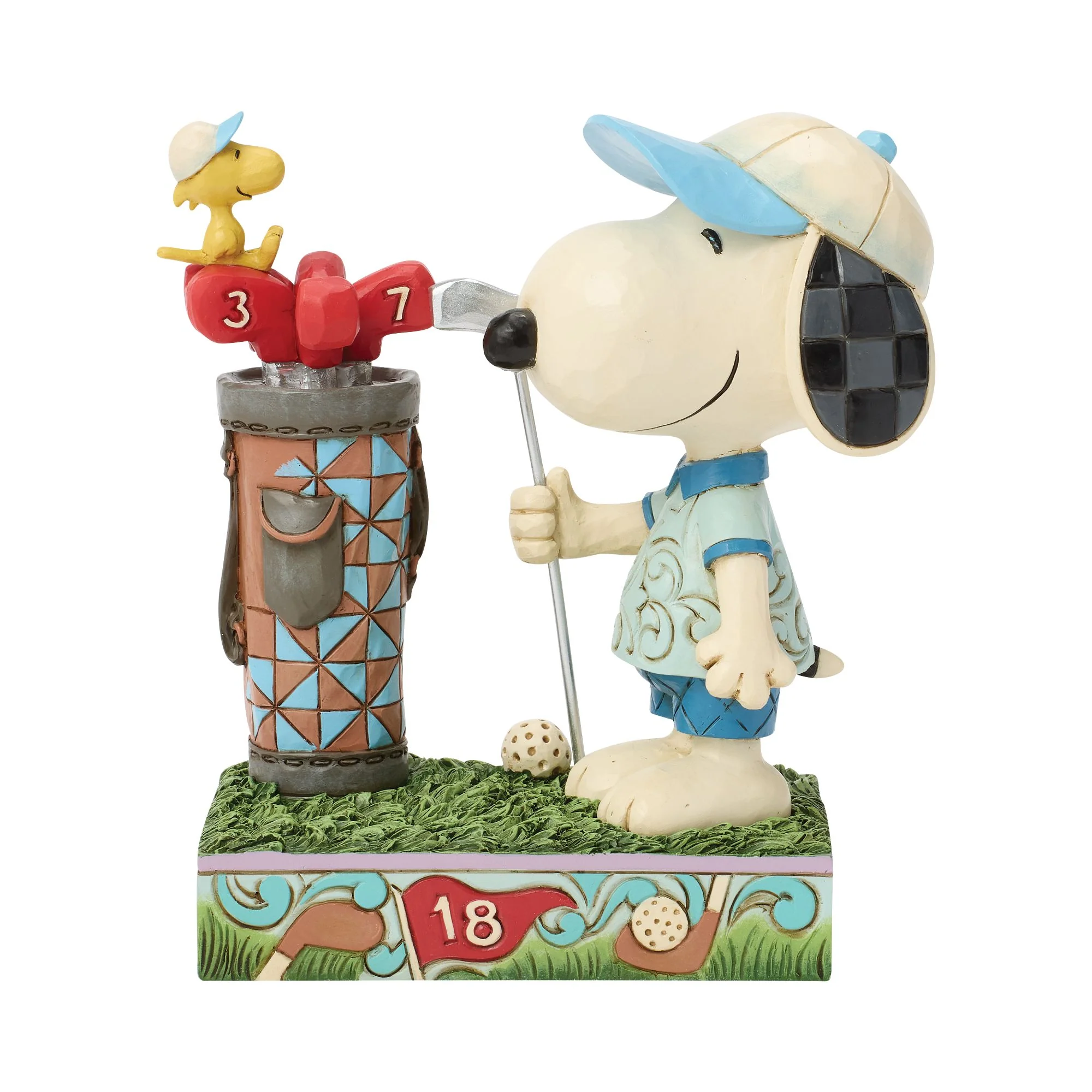 Snoopy Golfing Figurine - "Tee-rific!"