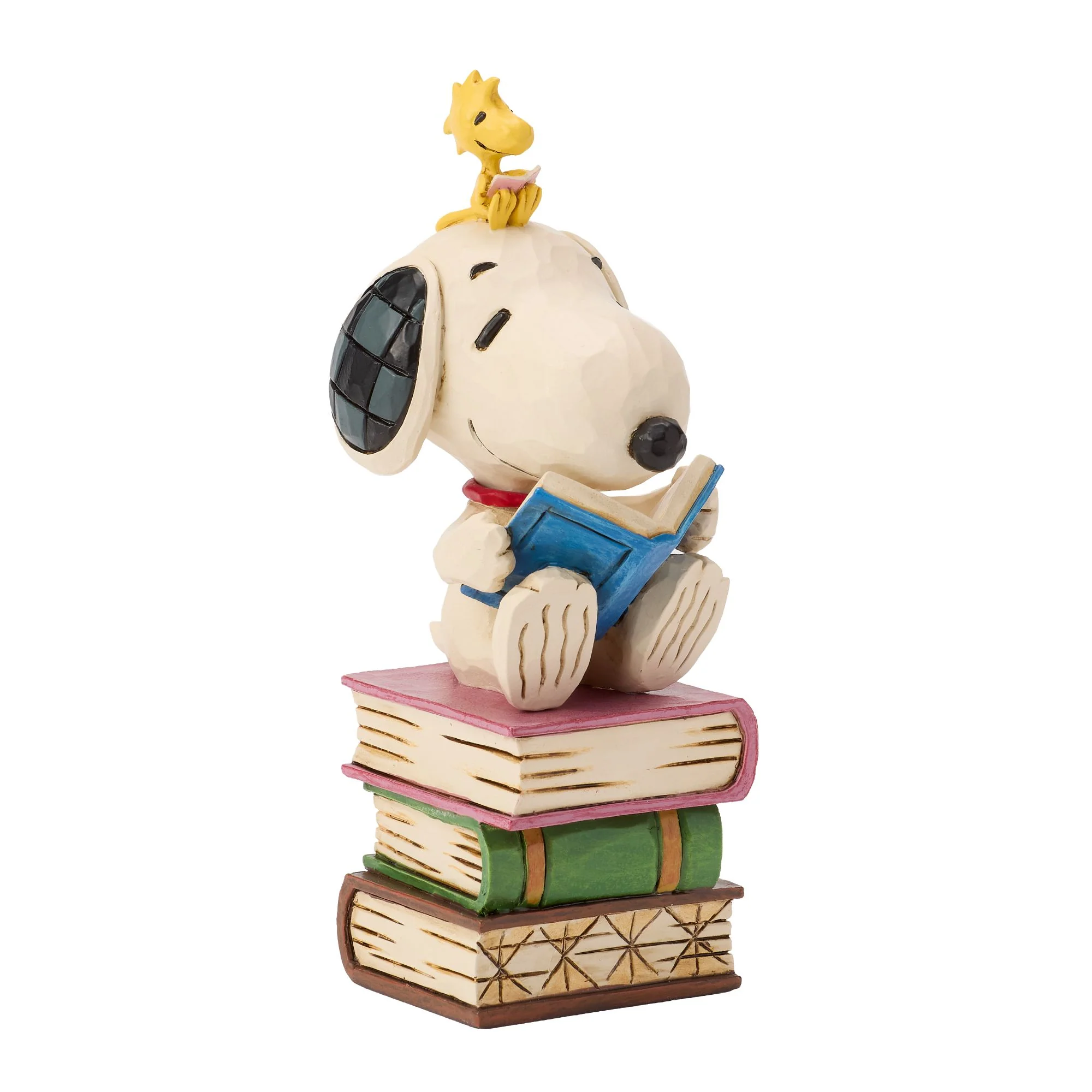Snoopy Stacked Books Figurine - "My Week is Fully Booked!" - Image 2