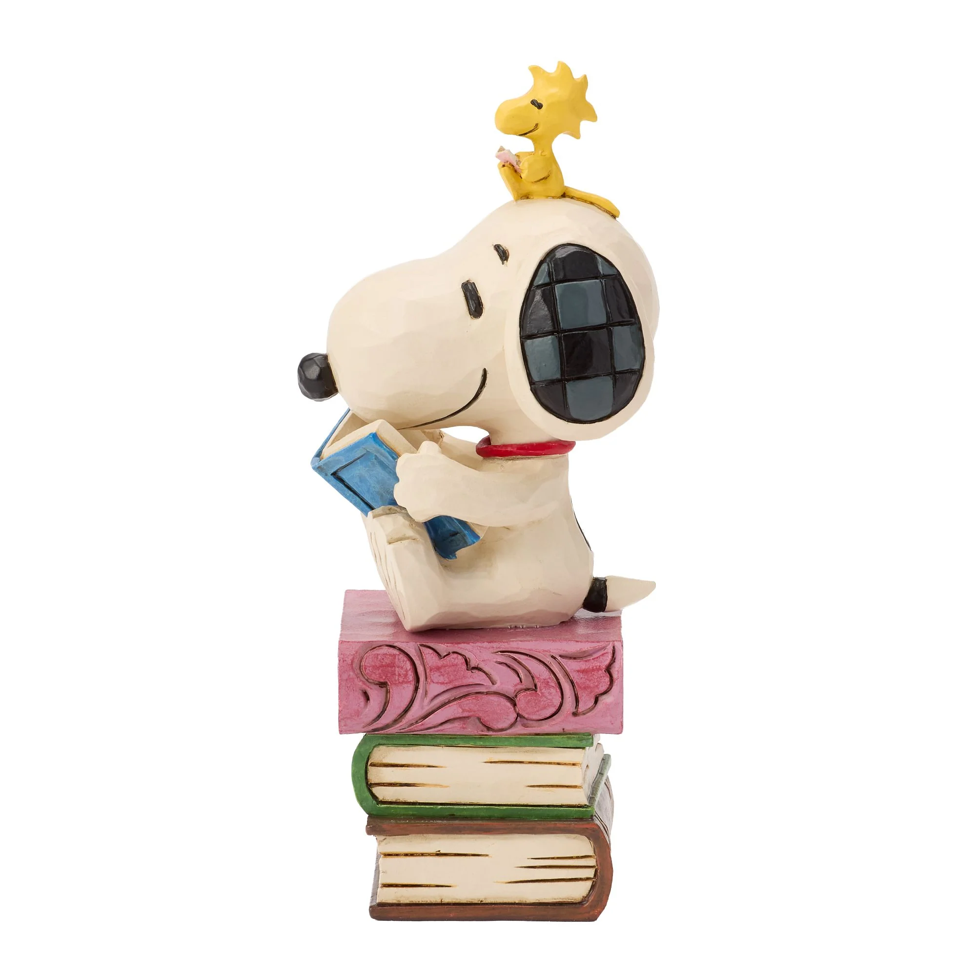 Snoopy Stacked Books Figurine - "My Week is Fully Booked!" - Image 4