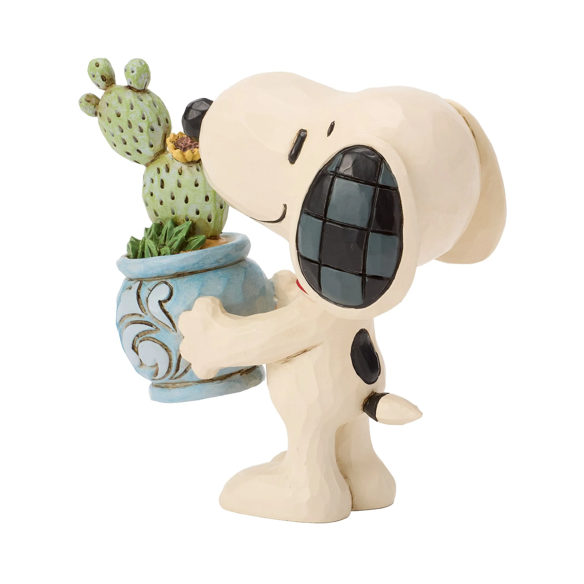 Snoopy With Plant Figurine - Image 3