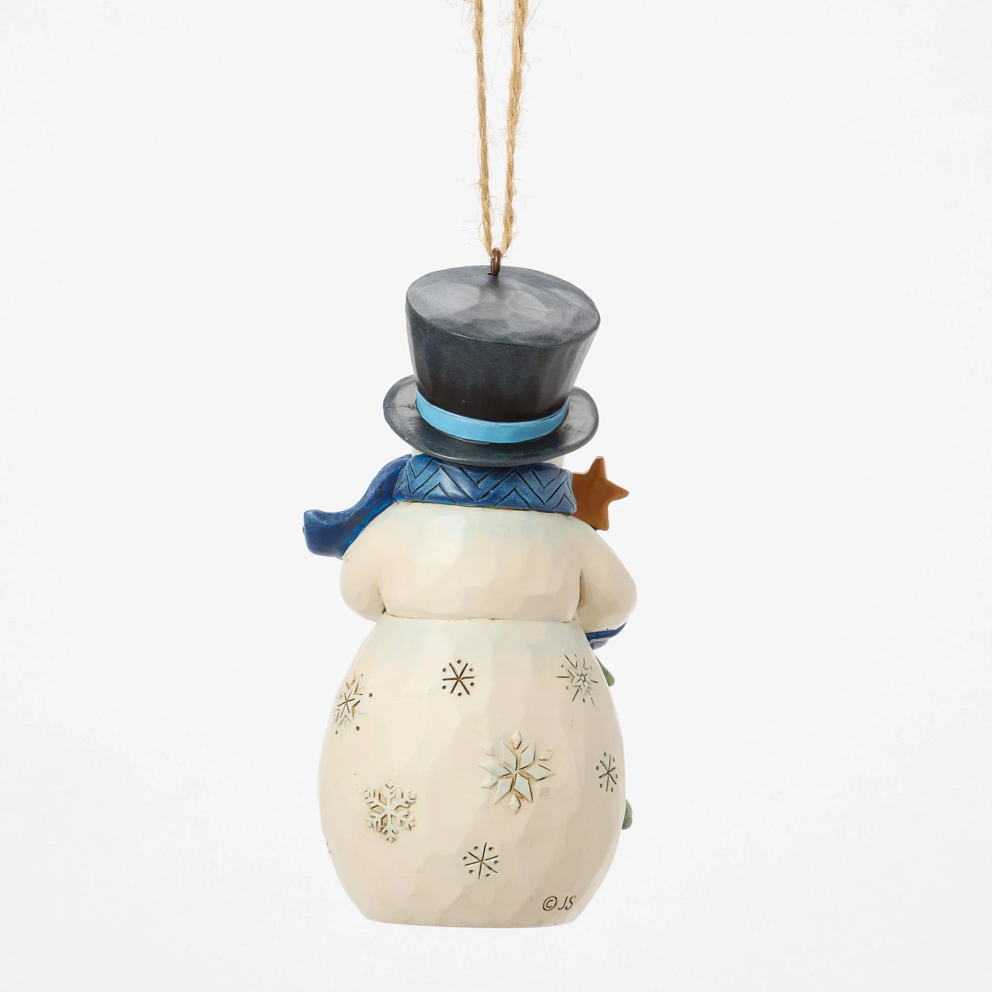 Snowman with Tree Hanging Ornament - Heartwood Creek by Jim Shore - Image 3