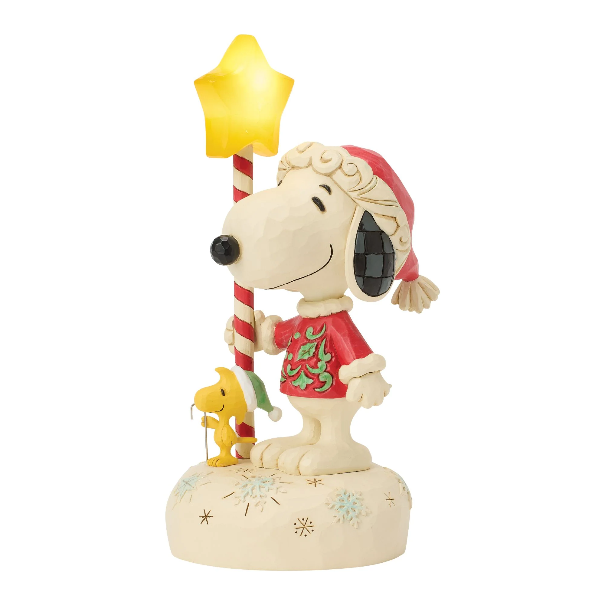 Snoopy with Light Up Star Staff Figurine - "Star Light, Star Bright" - Image 4