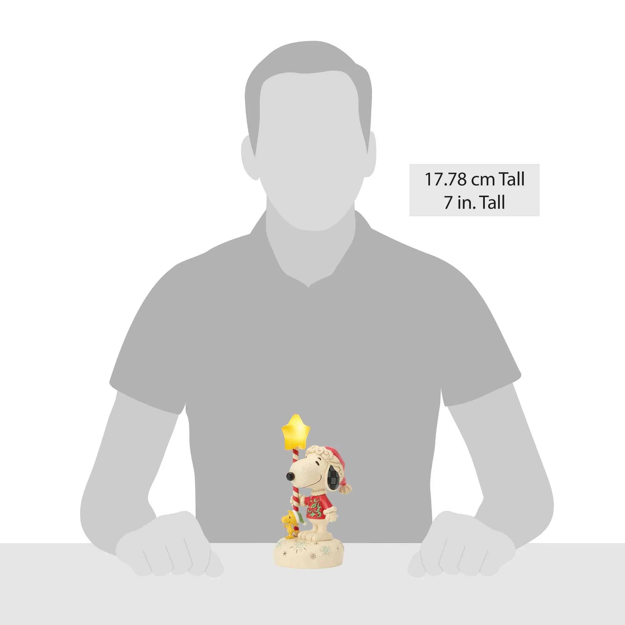 Snoopy with Light Up Star Staff Figurine - "Star Light, Star Bright" - Image 9