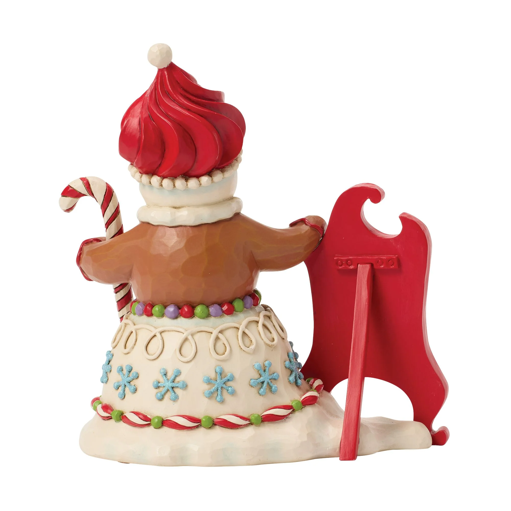 Gingerbread Snowman Figurine - Time for a Sweet Treat! - Image 3